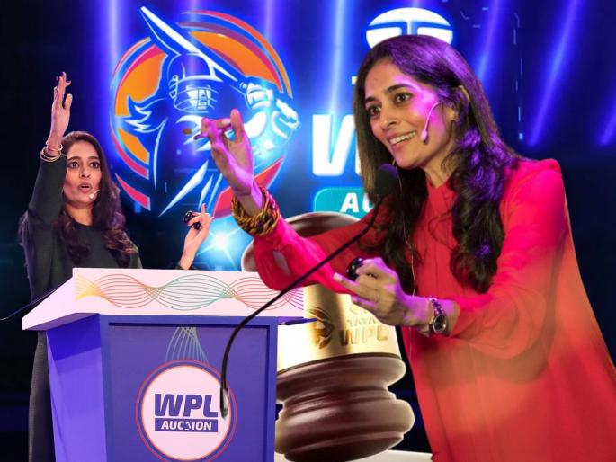 WPL 2026 Who is Mallika Sagar Female auctioneer Did 3 Blunders During IPL Mega Auction Mega 2025 | WPL 2026 : कोण आहे Mallika Sagar? IPL मेगा लिलावात तिच्याकडून झालेल्या ३ मोठ्या चुका