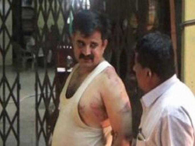 Drunk police inspector showed revolver and creates trouble at hotel in Pathardi | 19 बाटल्या बीअर पिऊन मद्यधुंद पोलीस उपनिरीक्षकाचा पाथर्डीतील हॉटेलमध्ये राडा Drunk police inspector showed revolver and creates trouble at hotel in Pathardi | 19 बाटल्या बीअर पिऊन मद्यधुंद पोलीस उपनिरीक्षकाचा पाथर्डीतील हॉटेलमध्ये राडा