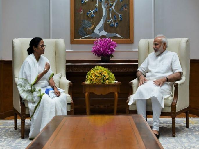 Mamata Banerjee meets Prime Minister Narendra Modi | ममता बॅनर्जींनी घेतली पंतप्रधान नरेंद्र मोदी यांची भेट Mamata Banerjee meets Prime Minister Narendra Modi | ममता बॅनर्जींनी घेतली पंतप्रधान नरेंद्र मोदी यांची भेट
