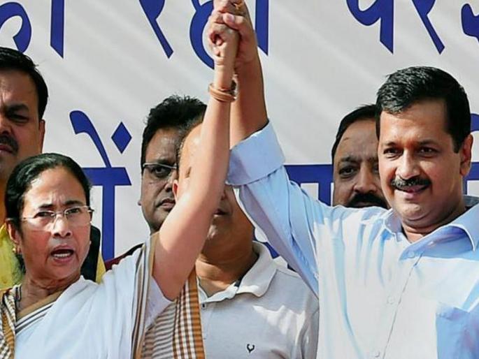 caa nrc mamata banerjee and arvind kejriwal not present opposition meeting | CAAच्या बैठकीपूर्वीच विरोधकांमध्ये फूट, ममता-माया अन् केजरीवालांनी फिरवली पाठ caa nrc mamata banerjee and arvind kejriwal not present opposition meeting | CAAच्या बैठकीपूर्वीच विरोधकांमध्ये फूट, ममता-माया अन् केजरीवालांनी फिरवली पाठ