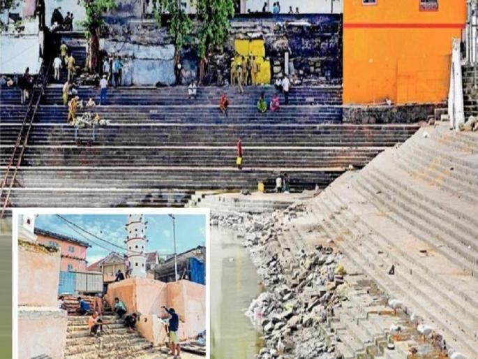 in mumbai the case against the contractor of banganga lake was brought down from the stairs excavator machine repair by the municipality | बाणगंगा तलावाच्या कंत्राटदारावर गुन्हा, पायऱ्यांची केली नासधूस; पालिकेकडून डागडुजी in mumbai the case against the contractor of banganga lake was brought down from the stairs excavator machine repair by the municipality | बाणगंगा तलावाच्या कंत्राटदारावर गुन्हा, पायऱ्यांची केली नासधूस; पालिकेकडून डागडुजी