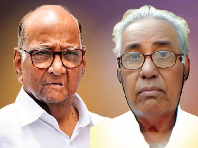Freedom fighter Manikrao Deshmukh honored by Sharad Pawar on his centenary | स्वातंत्र्यसैनिक माणिकराव देशममुख यांचा शताब्दी पूर्तीनिमित्त शरद पवारांच्या हस्ते सन्मान Freedom fighter Manikrao Deshmukh honored by Sharad Pawar on his centenary | स्वातंत्र्यसैनिक माणिकराव देशममुख यांचा शताब्दी पूर्तीनिमित्त शरद पवारांच्या हस्ते सन्मान