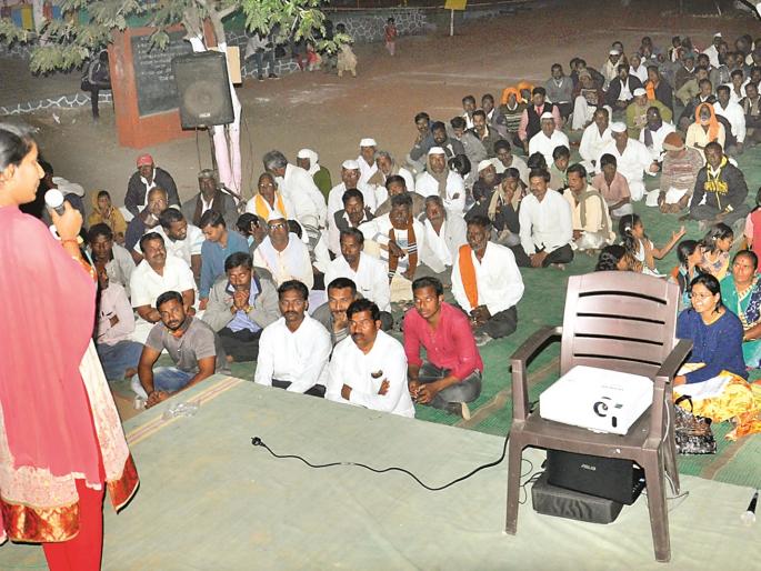 Manjarsumba should keep the goal of winning the water cup - Ujjwala Gadekar | मांजरसुंभा ग्रामस्थांनीे वॉटर कप जिंकण्याचे ध्येय ठेवावे - उज्ज्वला गाडेकर