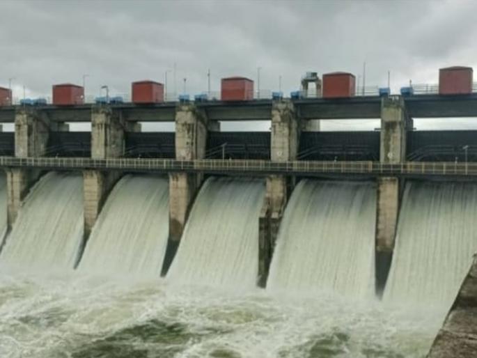 Beed: 6 gates of Manjara Dam reopened by half a meter; 152 villages on alert | Beed: मांजरा धरणाचे ६ दरवाजे अर्ध्या मिटरने पुन्हा उघडले; १५२ गावांना सतर्कतेचा इशारा Beed: 6 gates of Manjara Dam reopened by half a meter; 152 villages on alert | Beed: मांजरा धरणाचे ६ दरवाजे अर्ध्या मिटरने पुन्हा उघडले; १५२ गावांना सतर्कतेचा इशारा