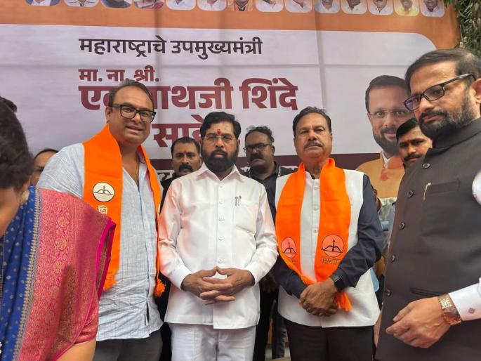 Manohar Chandrikapure and his son Sugat Chandrikapure join Shinde Sena | चंद्रिकापुरे पिता पुत्राचा शिंदेसेनेत प्रवेश, चर्चांना पूर्णविराम Manohar Chandrikapure and his son Sugat Chandrikapure join Shinde Sena | चंद्रिकापुरे पिता पुत्राचा शिंदेसेनेत प्रवेश, चर्चांना पूर्णविराम