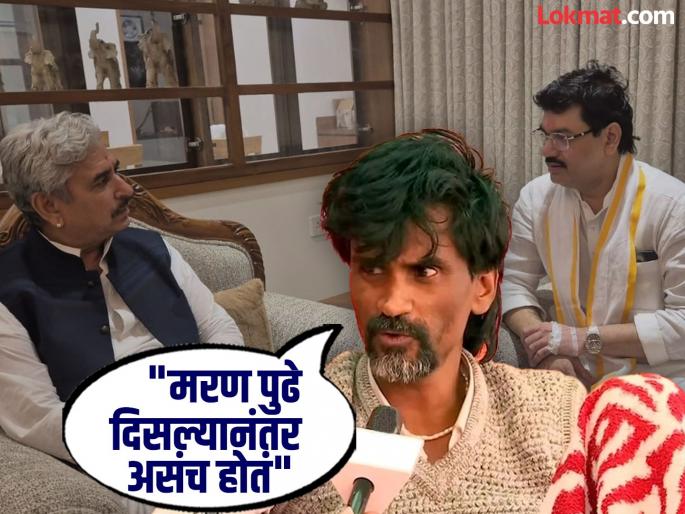 "If Dhananjay Munde's gang is left behind..."; Manoj Jarange's commentary on Namdev Shastri's role | "धनंजय मुंडेंची टोळी सोडली, तर..."; नामदेव शास्त्रींच्या भूमिकेवर मनोज जरांगेंचं भाष्य "If Dhananjay Munde's gang is left behind..."; Manoj Jarange's commentary on Namdev Shastri's role | "धनंजय मुंडेंची टोळी सोडली, तर..."; नामदेव शास्त्रींच्या भूमिकेवर मनोज जरांगेंचं भाष्य