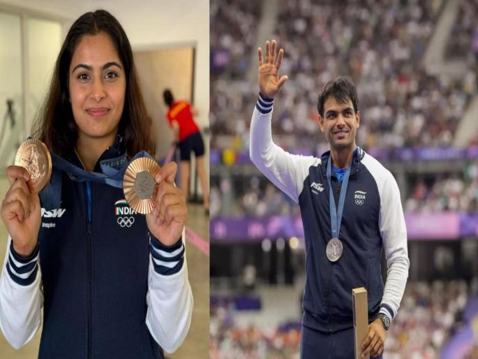 Her father Ram Kishan has reacted on whether Manu Bhakar and Neeraj Chopra will get married | मनू भाकर आणि नीरज चोप्रा लग्न करणार? अखेर तिच्या वडिलांनी सोडलं मौन, म्हणाले...   Her father Ram Kishan has reacted on whether Manu Bhakar and Neeraj Chopra will get married | मनू भाकर आणि नीरज चोप्रा लग्न करणार? अखेर तिच्या वडिलांनी सोडलं मौन, म्हणाले...