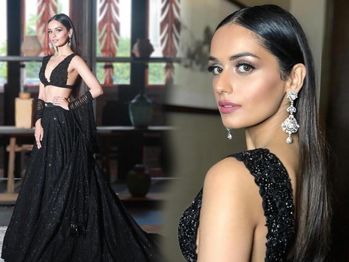 Tips from Miss World Manushi Chillar on how to wear black | मानुषी छिल्लरच्या ब्लॅक आउटफिट्समधील अदा; चाहते भलतेच फिदा! Tips from Miss World Manushi Chillar on how to wear black | मानुषी छिल्लरच्या ब्लॅक आउटफिट्समधील अदा; चाहते भलतेच फिदा!
