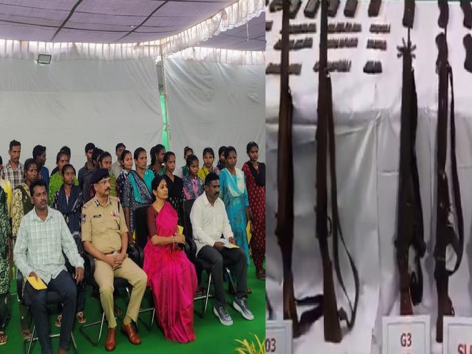 Naxal Surrender: After Hidma's death, Naxalite campaign suffers a major setback; 37 Naxalites surrender | हिडमाच्या मृत्यूनंतर नक्षलवादी मोहिमेला मोठा धक्का; 37 नक्षलवाद्यांचे एकाचवेळी आत्मसमर्पण...