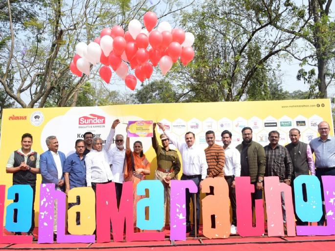 Lokmat Marathon Beeb Expo grand opening in Kolhapur | लोकमत 'महामॅरेथॉन'च्या ‘बीब एक्स्पो’चे कोल्हापुरात थाटात उद्घाटन, धावपटूंचा उत्स्फूर्त प्रतिसाद Lokmat Marathon Beeb Expo grand opening in Kolhapur | लोकमत 'महामॅरेथॉन'च्या ‘बीब एक्स्पो’चे कोल्हापुरात थाटात उद्घाटन, धावपटूंचा उत्स्फूर्त प्रतिसाद