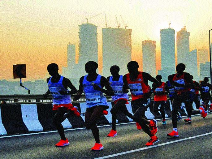 The Mumbai marathon, which has been dominated by African runners, Kenya and Ethiopia, has dominated | मुंबई मॅरेथॉन गाजवली आफ्रिकन धावपटूंनी, केनिया, इथियोपियाचे वर्चस्व कायम  The Mumbai marathon, which has been dominated by African runners, Kenya and Ethiopia, has dominated | मुंबई मॅरेथॉन गाजवली आफ्रिकन धावपटूंनी, केनिया, इथियोपियाचे वर्चस्व कायम