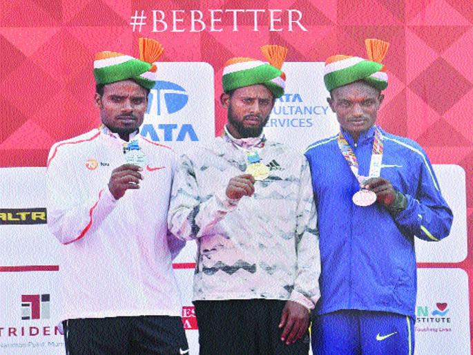 Mumbai Marathon 2019 : The Ethiopian runners have a record run | Mumbai Marathon : इथिओपियाच्या धावपटूंनी घेतली विक्रमी धाव Mumbai Marathon 2019 : The Ethiopian runners have a record run | Mumbai Marathon : इथिओपियाच्या धावपटूंनी घेतली विक्रमी धाव