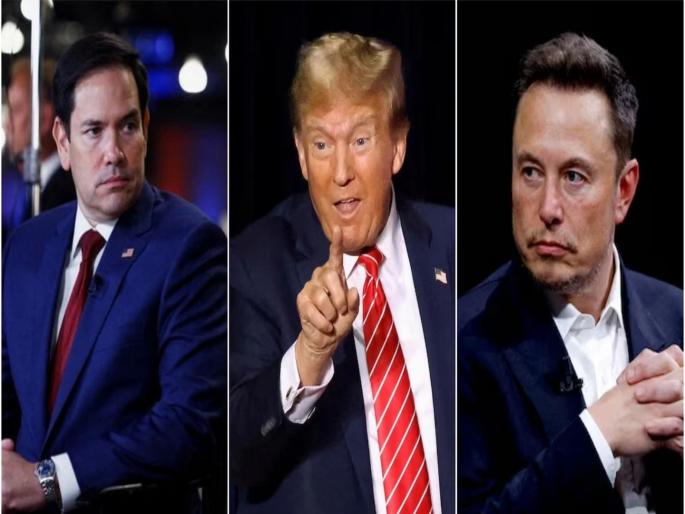 Elon Musk and Marco Rubio fights in Meeting over reduce federal staff on a massive scale, Donald Trump Denied the news | अमेरिकेत कर्मचारी कपातीवरून बैठकीत भिडले एलन मस्क अन् मार्को रूबियो; ट्रम्प पाहतच राहिले