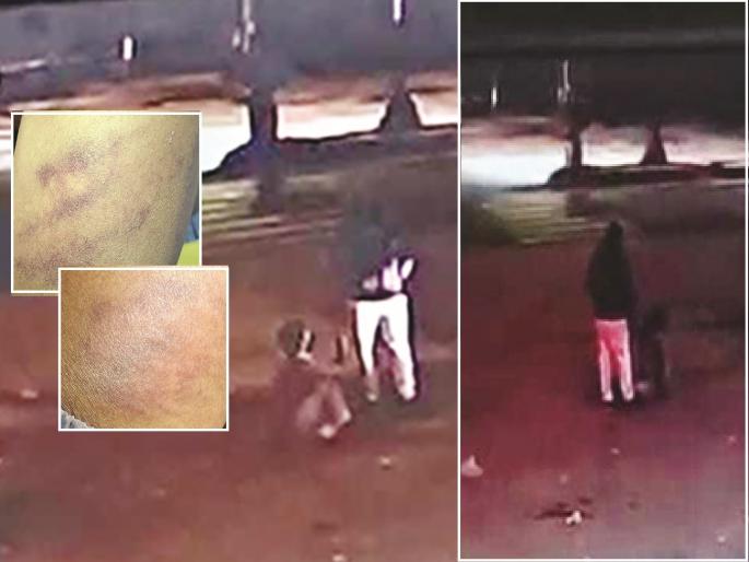 The height of inhumanity! Chhatrapati Sambhajinagar Police beat a young man with a stick on the street on suspicion until he broke | अमानुषतेचा कळस! पोलिसांनी संशयावरून तरुणाला भररस्त्यावर लाठी तुटेपर्यंत झोडपलं The height of inhumanity! Chhatrapati Sambhajinagar Police beat a young man with a stick on the street on suspicion until he broke | अमानुषतेचा कळस! पोलिसांनी संशयावरून तरुणाला भररस्त्यावर लाठी तुटेपर्यंत झोडपलं