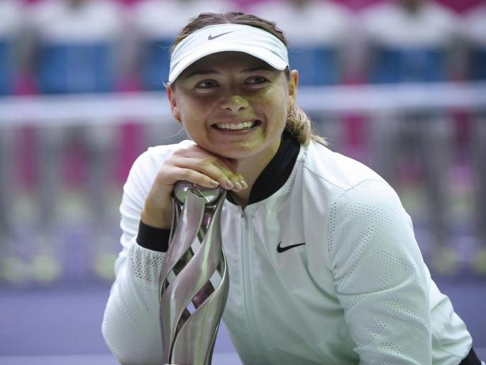Maria's strong comeback after doping, tremendous victory over both the sets | डोपिंग नंतर मारियाचे दमदार पुनरागमन, दोन्ही सेटमध्ये पिछाडीवरुन जबरदस्त विजय