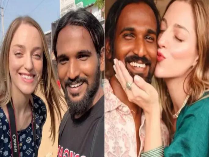 viral news 14-month love story, a young man from this village became the lover of a foreign woman left America and came to India | १४ महिन्यांची लव्ह स्टोरी, या गावातील तरुणासाठी तरुणी अमेरिका सोडून आली भारतात viral news 14-month love story, a young man from this village became the lover of a foreign woman left America and came to India | १४ महिन्यांची लव्ह स्टोरी, या गावातील तरुणासाठी तरुणी अमेरिका सोडून आली भारतात