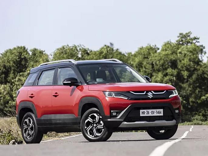 Maruti took a look! Brezza's mileage increased by 2.5 km with mild hybrid engine; Along with 360-degree camera, 6 airbags too | मारुतीने बघून बघून घेतले! ब्रेझाचे मायलेज 2.5 किमीने वाढविले; सोबत 360-डिग्री कॅमेरा, 6 एअरबॅगही