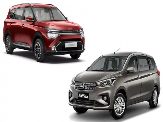 maruti ertiga vs kia carens price features | Maruti Ertiga आवडत नसेल तर 'ही' 7 सीटर कार खरेदी करू शकता; किमतीत फारसा फरक नाही, फीचर्सही मिळतील जबरदस्त! maruti ertiga vs kia carens price features | Maruti Ertiga आवडत नसेल तर 'ही' 7 सीटर कार खरेदी करू शकता; किमतीत फारसा फरक नाही, फीचर्सही मिळतील जबरदस्त!