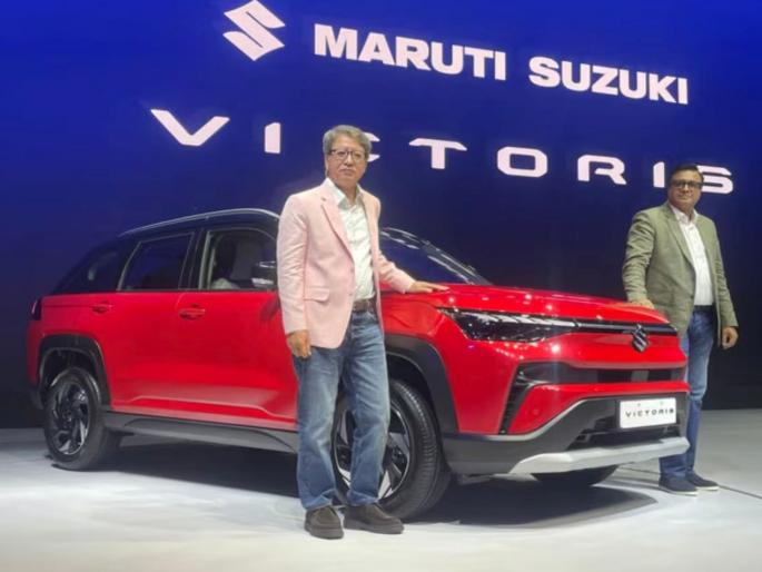 maruti suzuki new Victoris SUV launched 5-star safety, 10-25-inch infotainment, 360 degree camera and much more; know about the details | मारुतीची नवी व्हिक्टोरिस SUV लॉन्च, फुल टँकमध्ये 1200Km पर्यंत धावणार! 5-स्टार सेफ्टी, 10.25-इंचांचे इंफोटेनमेंट अन् बरंच काही... maruti suzuki new Victoris SUV launched 5-star safety, 10-25-inch infotainment, 360 degree camera and much more; know about the details | मारुतीची नवी व्हिक्टोरिस SUV लॉन्च, फुल टँकमध्ये 1200Km पर्यंत धावणार! 5-स्टार सेफ्टी, 10.25-इंचांचे इंफोटेनमेंट अन् बरंच काही...