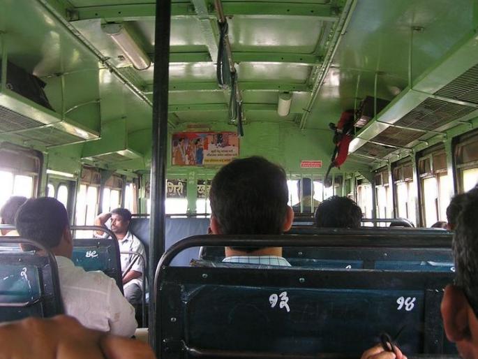 CoronaVirus: Keep Safe distance while sitting in Bus | CoronaVirus : एसटीत ‘सुरक्षित अंतर ठेवा योजना’