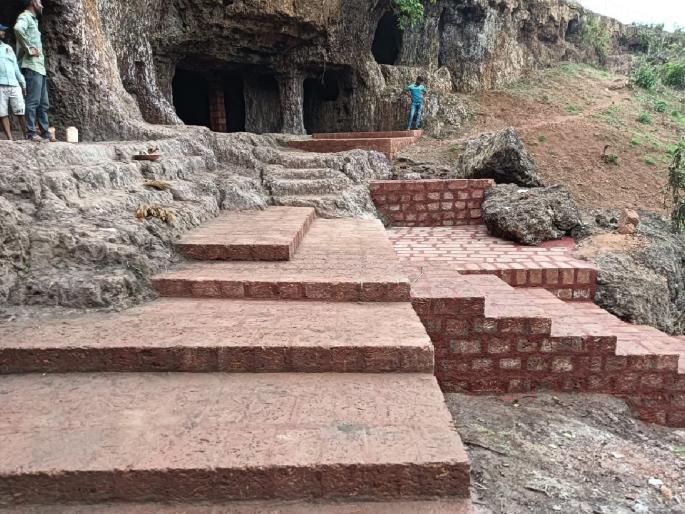 Tourism on Masai Plateau to get a boost, conservation of Pandava era cave complex in final stages in Kolhapur | Kolhapur: मसाई पठारावरील पर्यटनाला चालना मिळणार, पांडवकालीन लेणी परिसराचे संवर्धन अंतिम टप्प्यात
