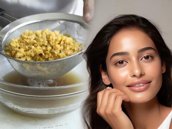 how to use masoor dal water for glowing skin benefits of dal water for face and skin glow best homemade beauty tips for Diwali | तांदळाचेच नाही तर ‘डाळीचं पाणी’ सुद्धा देतं जबरदस्त ग्लो! दिवाळीत पार्लरलला करा गुडबाय- घरगुती ब्यूटी सिक्रेट