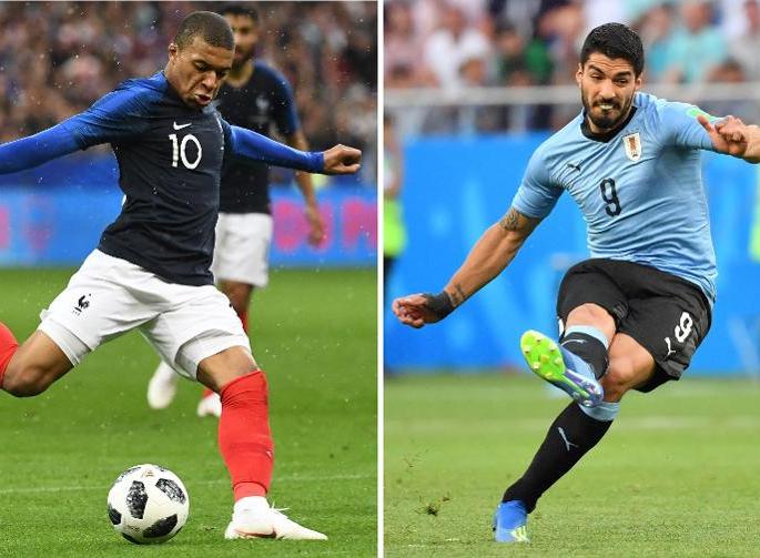 FIFA World Cup 2018 Quarter finals: Who will reach the semifinals ... Uruguay or France | FIFA World Cup Quarter finals : उपांत्यफेरीत कोण पोहोचणार... उरुग्वे की फ्रान्स FIFA World Cup 2018 Quarter finals: Who will reach the semifinals ... Uruguay or France | FIFA World Cup Quarter finals : उपांत्यफेरीत कोण पोहोचणार... उरुग्वे की फ्रान्स