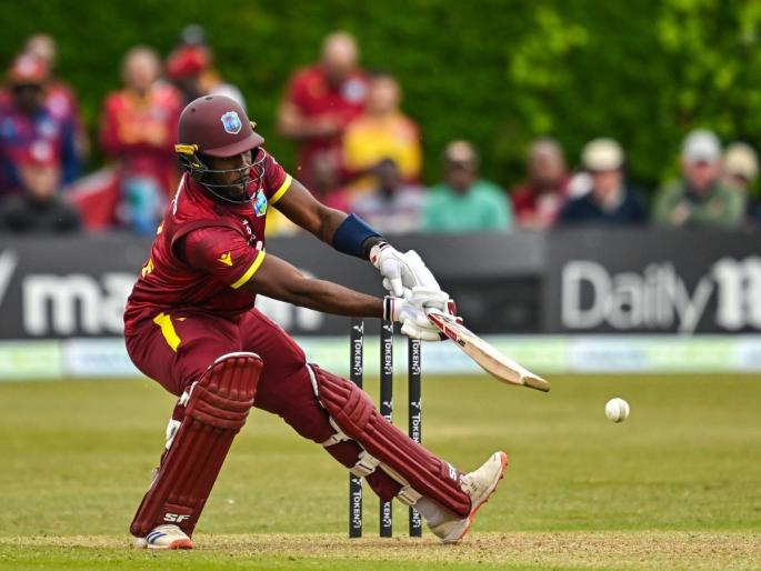 IRE vs WI: Matthew Forde smashes joint-fastest fifty in ODI history | Matthew Forde: गोलंदाजाची आक्रमक फलंदाजी, अवघ्या १६ चेंडूत अर्धशतक झळकावलं, डिव्हिलियर्सच्या विक्रमाशी बरोबरी