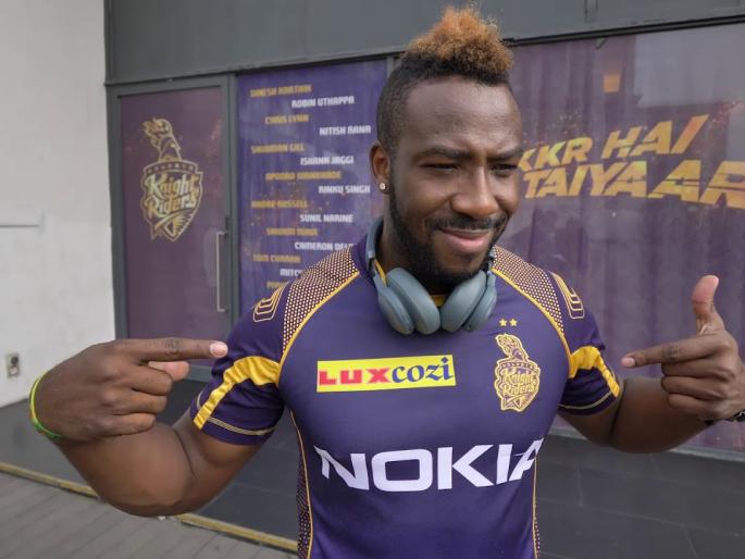 IPL 2019: Andre Russell's Dance on Wankhede, Watch This Video | IPL 2019 : वानखेडेवर रंगला आंद्रे रसेलचा डान्स, पाहा हा व्हिडीओ
