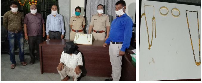 Chaya-Maya Gang of thieves arrested: 90 grams of gold jewelery seized | चोरट्या छाया-मायाची टोळी जेरबंद : ९० ग्रॅम सोन्याचे दागिने जप्त