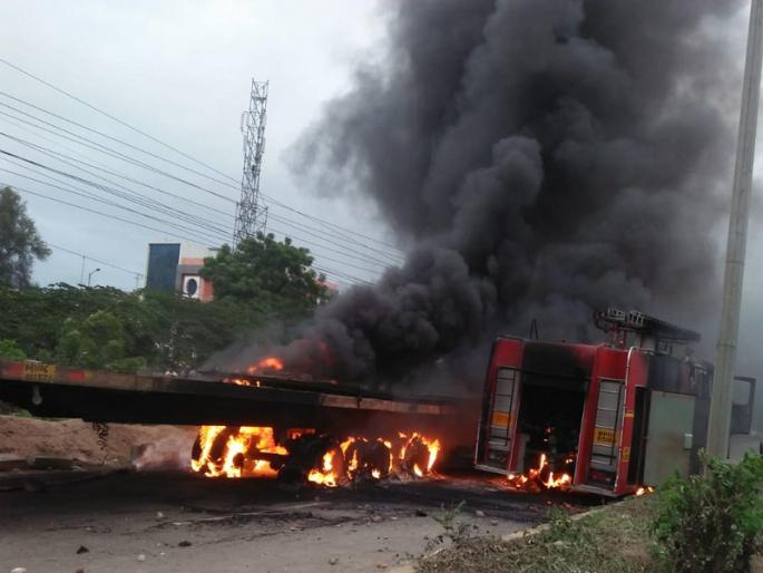 Maharashtra Bandh: 17 attackers arrested in connection with waluj violation | Maharashtra Bandh : वाळूज तोडफोडप्रकरणी १७ हल्लेखोर अटकेत Maharashtra Bandh: 17 attackers arrested in connection with waluj violation | Maharashtra Bandh : वाळूज तोडफोडप्रकरणी १७ हल्लेखोर अटकेत