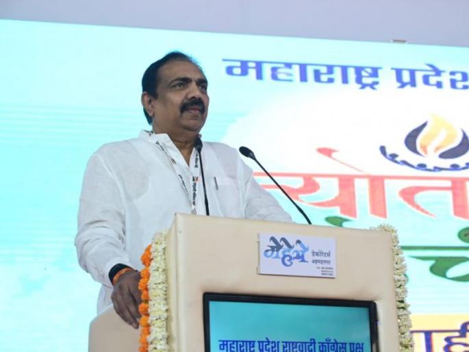 'The coming election year means the year of struggle'; Jayant Patil's appeal in the NCP camp | 'आगामी निवडणुकीचे वर्ष म्हणजेच संघर्षाचे वर्ष'; राष्ट्रवादीच्या शिबिरात जयंत पाटील यांचं आवाहन 'The coming election year means the year of struggle'; Jayant Patil's appeal in the NCP camp | 'आगामी निवडणुकीचे वर्ष म्हणजेच संघर्षाचे वर्ष'; राष्ट्रवादीच्या शिबिरात जयंत पाटील यांचं आवाहन