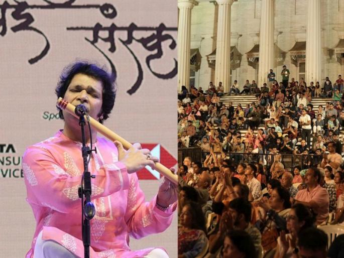 Art lovers sat on the steps of the Asiatic and felt the music; Huge response to Mumbai Cultural Festival | कलाप्रेमींनी एशियाटिकच्या पायऱ्यांवर बसून अनुभवले संगीताचे सूर; मुंबई संस्कृती महोत्सवाला भरघोस प्रतिसाद Art lovers sat on the steps of the Asiatic and felt the music; Huge response to Mumbai Cultural Festival | कलाप्रेमींनी एशियाटिकच्या पायऱ्यांवर बसून अनुभवले संगीताचे सूर; मुंबई संस्कृती महोत्सवाला भरघोस प्रतिसाद