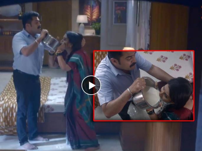 me sansar maza rekhite sun marathi serial gets troll for new promo | "मालिका बंद करा...", नवरा-बायकोचा इतका हिंसक सीन की प्रेक्षकांचा पाराच चढला, मराठी सिरीयल होतेय ट्रोल me sansar maza rekhite sun marathi serial gets troll for new promo | "मालिका बंद करा...", नवरा-बायकोचा इतका हिंसक सीन की प्रेक्षकांचा पाराच चढला, मराठी सिरीयल होतेय ट्रोल