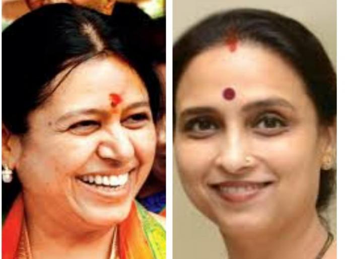 NCP's Chitra Wagh criticized BJP MLA Medha Kulkarni | शाहू-फुले-आंबेडकर नसते आमदार मेधा कुलकर्णी घरी भाकऱ्या थापत असत्या : चित्रा वाघ यांची जहरी टीका  NCP's Chitra Wagh criticized BJP MLA Medha Kulkarni | शाहू-फुले-आंबेडकर नसते आमदार मेधा कुलकर्णी घरी भाकऱ्या थापत असत्या : चित्रा वाघ यांची जहरी टीका