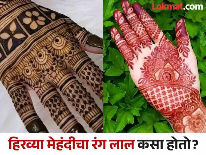Why does color of mehendi turn red on hands? you should know the reason | हिरव्या मेहंदीचा रंग हातांवर लाल कसा होतो? तुम्हालाही माहीत नसेल कारण... Why does color of mehendi turn red on hands? you should know the reason | हिरव्या मेहंदीचा रंग हातांवर लाल कसा होतो? तुम्हालाही माहीत नसेल कारण...