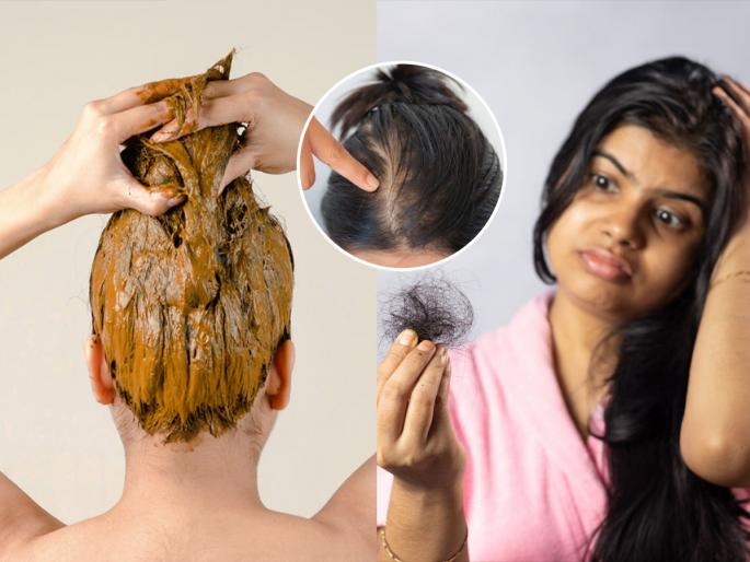 Applying mehndi to your hair thinking it's natural Hair Fall Mistakes Mehndi Side Effects on Hair | नॅचरल समजून केसांना मेहंदी लावताय? या चुकांमुळे पडू शकते टक्कल - वाढते केसगळतीची समस्या..