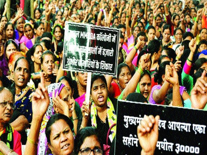 Elgar in the Azad Maidan of the people of Mahul | माहुलवासीयांचा आझाद मैदानात एल्गार Elgar in the Azad Maidan of the people of Mahul | माहुलवासीयांचा आझाद मैदानात एल्गार