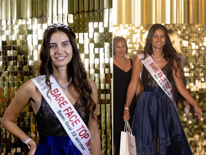 Miss England finalists competes without make up. | कुठलाच मेकअप न करता मिस इंग्लंड स्पर्धेत पोहचली मेलिसा, ती विचारते मेकअप कम्पल्सरी कोणी केला?