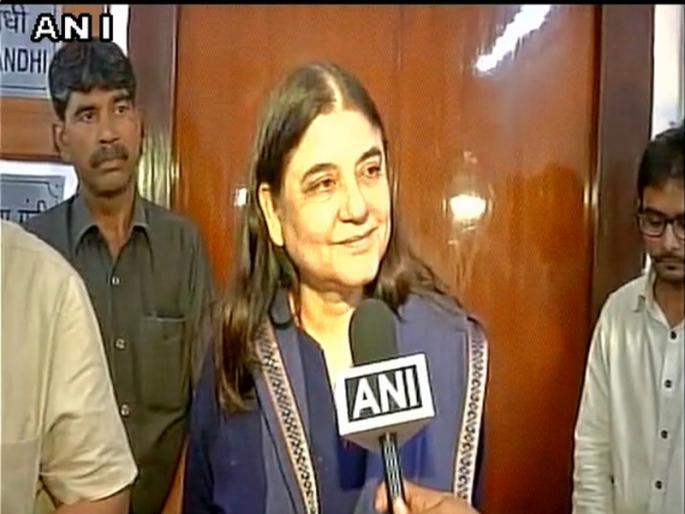 There will be no problem in getting urgent law against triple divorce - Maneka Gandhi | तिहेरी तलाकविरोधात तातडीने कायदा करायला कोणतीही अडचण येणार नाही- मेनका गांधी There will be no problem in getting urgent law against triple divorce - Maneka Gandhi | तिहेरी तलाकविरोधात तातडीने कायदा करायला कोणतीही अडचण येणार नाही- मेनका गांधी