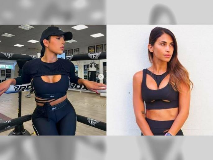 Cristiano Ronaldo girlfriend Georgina Rodriguez gym photos Lionel Messi wife Antonella Roccuzzo Instagram viral | Ronaldo च्या गर्लफ्रेंडच्या फोटोवर Messi च्या पत्नीची 'स्पेशल' कमेंट Cristiano Ronaldo girlfriend Georgina Rodriguez gym photos Lionel Messi wife Antonella Roccuzzo Instagram viral | Ronaldo च्या गर्लफ्रेंडच्या फोटोवर Messi च्या पत्नीची 'स्पेशल' कमेंट