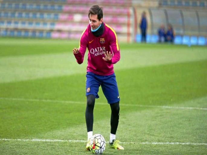 Lionel Messi's 'Practice Partner', will be stunned! | लिओनेल मेस्सीचा 'प्रॅक्टिस पार्टनर', पाहाल तर थक्क व्हाल! Lionel Messi's 'Practice Partner', will be stunned! | लिओनेल मेस्सीचा 'प्रॅक्टिस पार्टनर', पाहाल तर थक्क व्हाल!