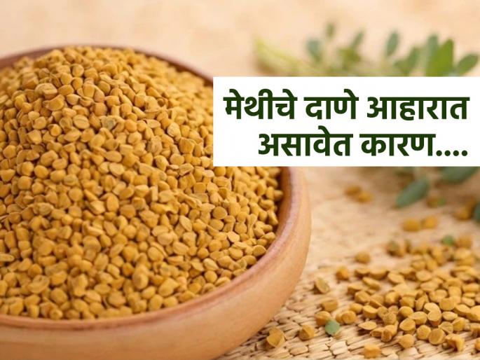 Add fenugreek seeds in diet, see the health benefits of bitter fenugreek | चार मेथीचे दाणे फोडणीत घाला, कडू मेथीचे पाहा अनेक औषधी आणि गोड फायदे