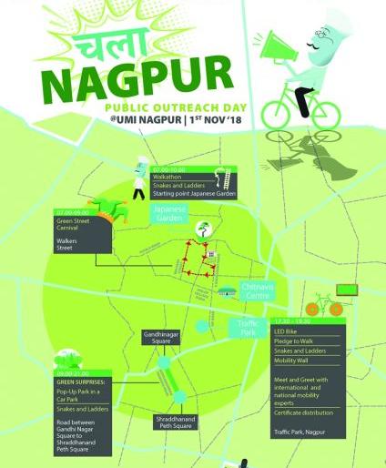 'Walk Nagpur' campaign of Metro | मेट्रोचे ‘चला नागपूर’ अभियान 