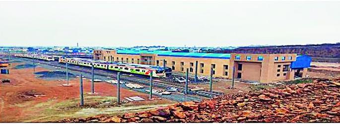 Hingana Metro Depot's work started at a rapid pace | हिंगणा मेट्रो डेपोचे काम वेगाने सुरू Hingana Metro Depot's work started at a rapid pace | हिंगणा मेट्रो डेपोचे काम वेगाने सुरू