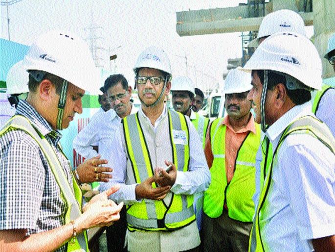 Complete the metro work on time; Commissioner | मेट्रोचे काम वेळेतच पूर्ण करा; आयुक्तांनी भरला दम Complete the metro work on time; Commissioner | मेट्रोचे काम वेळेतच पूर्ण करा; आयुक्तांनी भरला दम