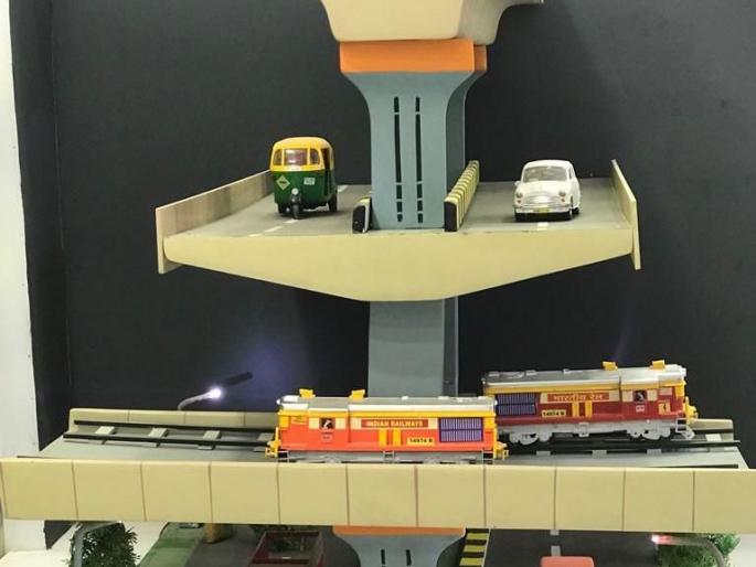 Double Deker Metro Pool appear Triple Deker | नागपुरात  पूल डेबल डेकर दिसणार ट्रिपल डेकर 