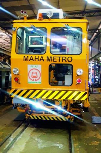 For Metro Track Maintenance morden technology in Nagpur | मेट्रो ट्रॅक मेंटेनन्ससाठी नागपुरात अत्याधुनिक तंत्रज्ञान For Metro Track Maintenance morden technology in Nagpur | मेट्रो ट्रॅक मेंटेनन्ससाठी नागपुरात अत्याधुनिक तंत्रज्ञान