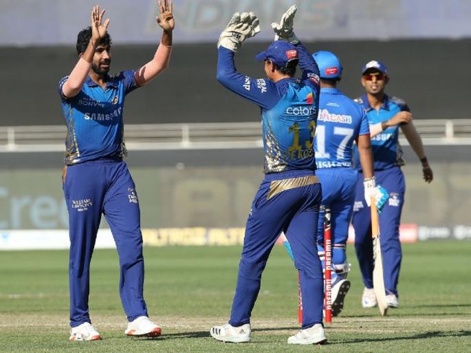 DC vs MI Latest News : Jasprit Bumrah is the new purple cap holder in IPL 2020; Delhi Capitals 110/9 in 20 overs | DC vs MI Latest News : मुंबई इंडियन्सच्या गोलंदाजांसमोर दिल्ली कॅपिटल्सनं टेकले गुडघे!