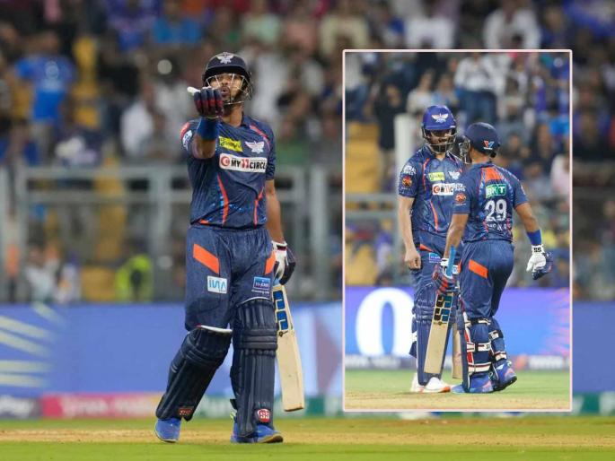 IPL 2024, MI vs LSG Live Marathi : Nicholas Pooran ( 75) & KL Rahul ( 55) 109 runs partnership, team hattrick by Mumbai indians; Lucknow Super Giants set 215 runs target | निकोलस पूरन-लोकेश राहुल यांनी शतकी भागीदारी; मुंबईची हॅटट्रिक, पण LSG दोनशेपार 